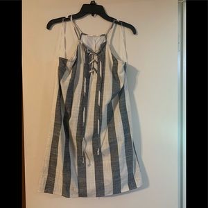 Lined spaghetti straps summer dress